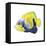 Fish 3 Blue-Yellow-Olga And Alexey Drozdov-Framed Stretched Canvas