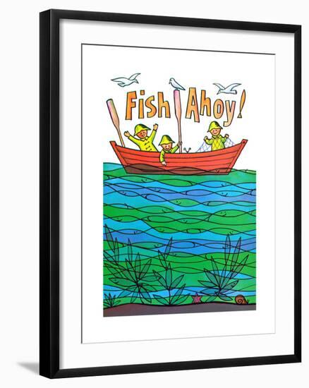 Fish Ahoy! - Jack & Jill-Fred Orfe-Framed Giclee Print