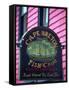 Fish and Chips Sign, Cape Breton, Sydney, Nova Scotia, Canada-Greg Johnston-Framed Stretched Canvas