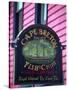 Fish and Chips Sign, Cape Breton, Sydney, Nova Scotia, Canada-Greg Johnston-Stretched Canvas