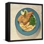 Fish and Chips, Traditional British Dish-Sheila Terry-Framed Stretched Canvas