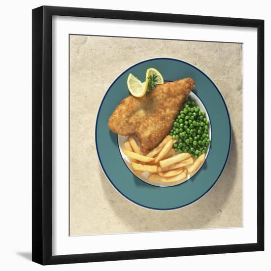 Fish and Chips, Traditional British Dish-Sheila Terry-Framed Premium Photographic Print