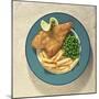 Fish and Chips, Traditional British Dish-Sheila Terry-Mounted Premium Photographic Print
