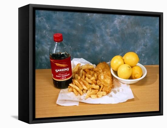 Fish And Chips-Andrew Lambert-Framed Stretched Canvas