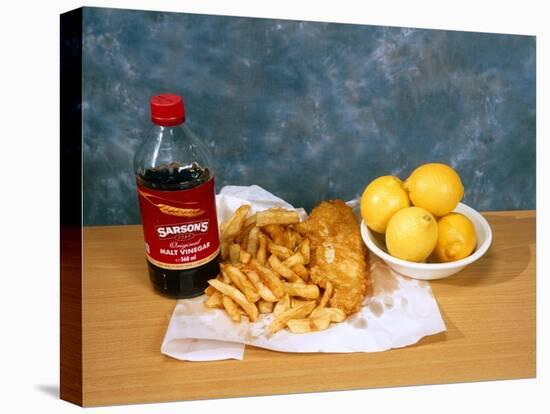 Fish And Chips-Andrew Lambert-Stretched Canvas