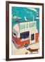 Fish and Chips-Rocket 68-Framed Giclee Print