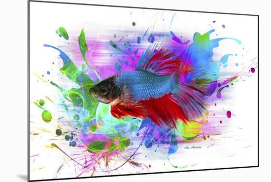 Fish and colors-Ata Alishahi-Mounted Giclee Print