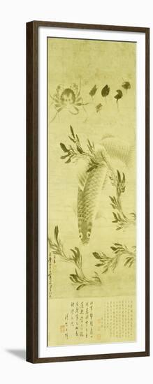 Fish and Crab, 1121-Xia Qian-Framed Giclee Print