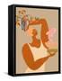 Fish and Oranges-Arty Guava-Framed Stretched Canvas