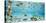 Fish and sharks in Bora Bora lagoon-Pangea Images-Stretched Canvas