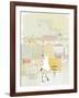 Fish and Ships IV-Ken Hurd-Framed Giclee Print