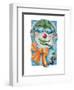 Fish and Veggie Face Pan-Renate Holzner-Framed Premium Giclee Print