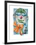 Fish and Veggie Face Pan-Renate Holzner-Framed Art Print