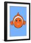 Fish - Animaru Cartoon Animal Print-Animaru-Framed Giclee Print