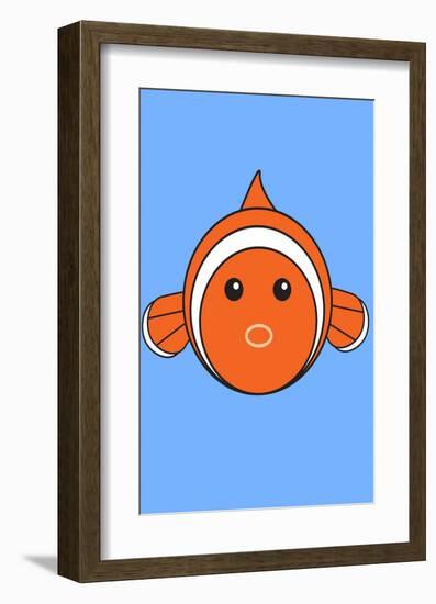 Fish - Animaru Cartoon Animal Print-Animaru-Framed Giclee Print