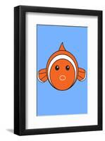 Fish - Animaru Cartoon Animal Print-Animaru-Framed Giclee Print