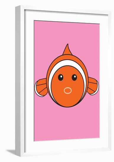 Fish - Animaru Cartoon Animal Print-Animaru-Framed Giclee Print