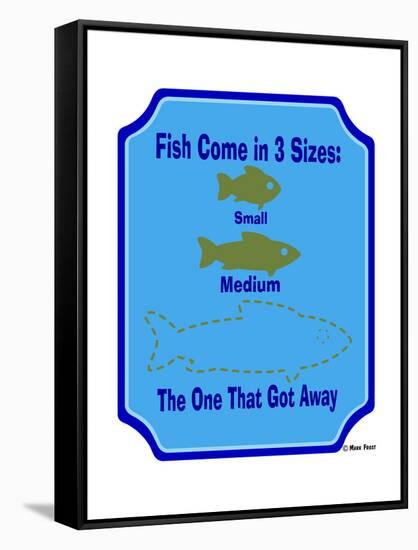Fish are 3 Sizes-Mark Frost-Framed Stretched Canvas