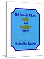 Fish are 3 Sizes-Mark Frost-Stretched Canvas