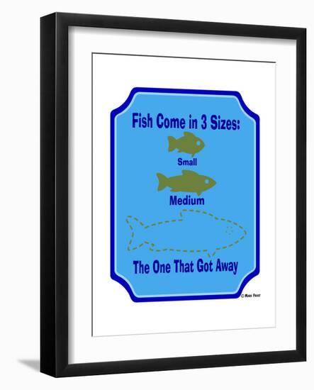 Fish are 3 Sizes-Mark Frost-Framed Giclee Print