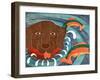 Fish Are Jumping 1 Choc-Stephen Huneck-Framed Giclee Print