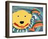 Fish Are Jumping 1 Yellow-Stephen Huneck-Framed Giclee Print