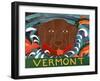 Fish Are Jumping Vermont Choc-Stephen Huneck-Framed Giclee Print