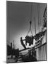 Fish Being Unloaded at Docks-Gordon Parks-Mounted Photographic Print