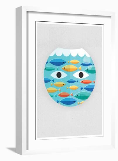 Fish Bowl-Dale Edwin Murray-Framed Premium Giclee Print