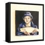 Fish-Boy-Robert Burkall Marsh-Framed Stretched Canvas