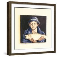 Fish-Boy-Robert Burkall Marsh-Framed Giclee Print