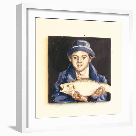 Fish-Boy-Robert Burkall Marsh-Framed Giclee Print