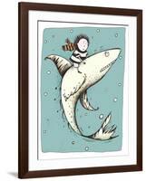 Fish Boy-Carla Martell-Framed Giclee Print