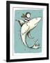 Fish Boy-Carla Martell-Framed Giclee Print