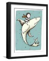 Fish Boy-Carla Martell-Framed Giclee Print