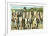 Fish Catch, Florida-null-Framed Premium Giclee Print