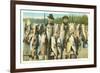 Fish Catch, Florida-null-Framed Premium Giclee Print