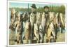 Fish Catch, Florida-null-Mounted Premium Giclee Print