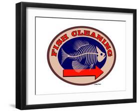 Fish Cleaning Arrow-Mark Frost-Framed Giclee Print