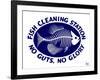 Fish Cleaning No Guts No Glory-Mark Frost-Framed Giclee Print