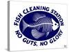 Fish Cleaning No Guts No Glory-Mark Frost-Stretched Canvas