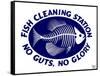 Fish Cleaning No Guts No Glory-Mark Frost-Framed Stretched Canvas