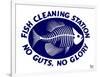 Fish Cleaning No Guts No Glory-Mark Frost-Framed Giclee Print