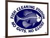 Fish Cleaning No Guts No Glory-Mark Frost-Framed Giclee Print