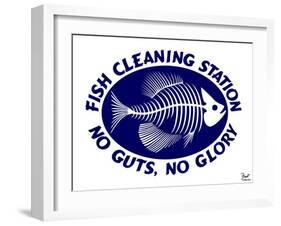 Fish Cleaning No Guts No Glory-Mark Frost-Framed Giclee Print
