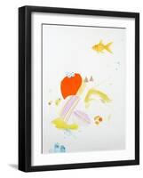 Fish Composition, 2015-Ele Grafton-Framed Giclee Print