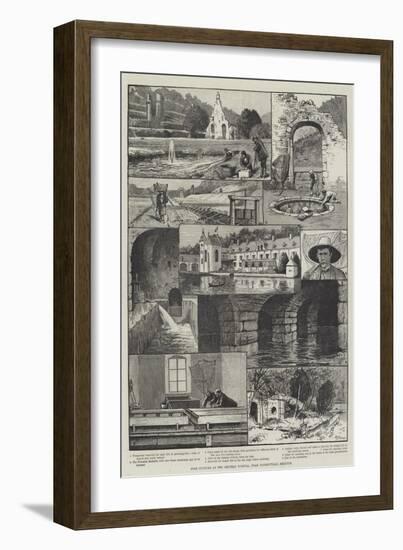 Fish Culture at the Chateau D'Orval, Near Florenville, Belgium-null-Framed Giclee Print