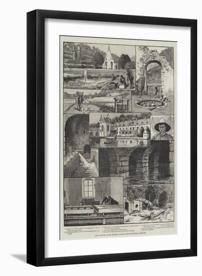 Fish Culture at the Chateau D'Orval, Near Florenville, Belgium-null-Framed Giclee Print