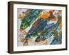 fish diving-jocasta shakespeare-Framed Giclee Print