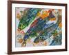 fish diving-jocasta shakespeare-Framed Giclee Print